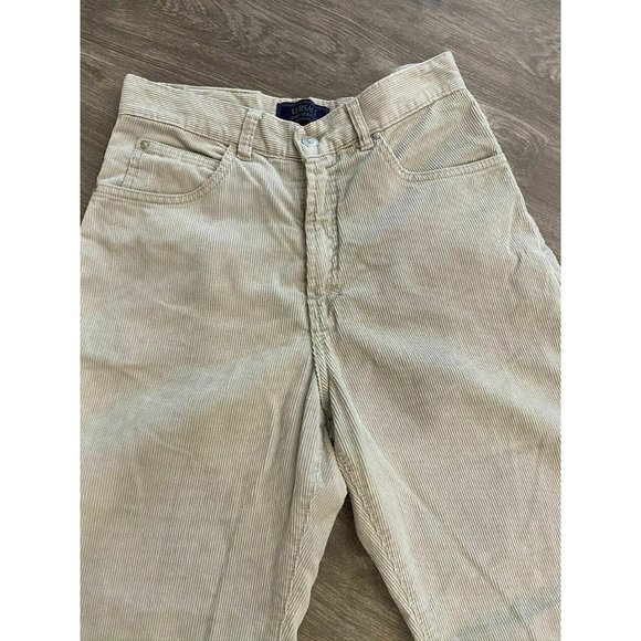 Versace Jeans Signature Beige Corduroy Jeans Pants - Picture 2 of 11